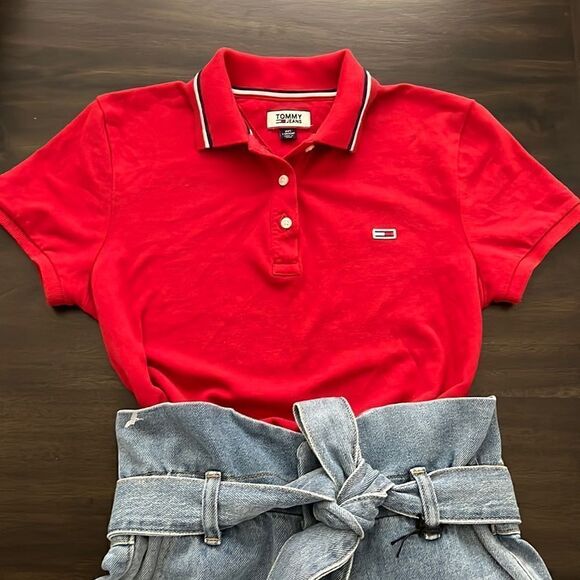 Tommy Jeans Short Sleeves Top - Picture 1 of 5